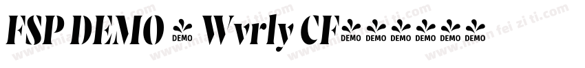 FSP DEMO - Wvrly CF字体转换
